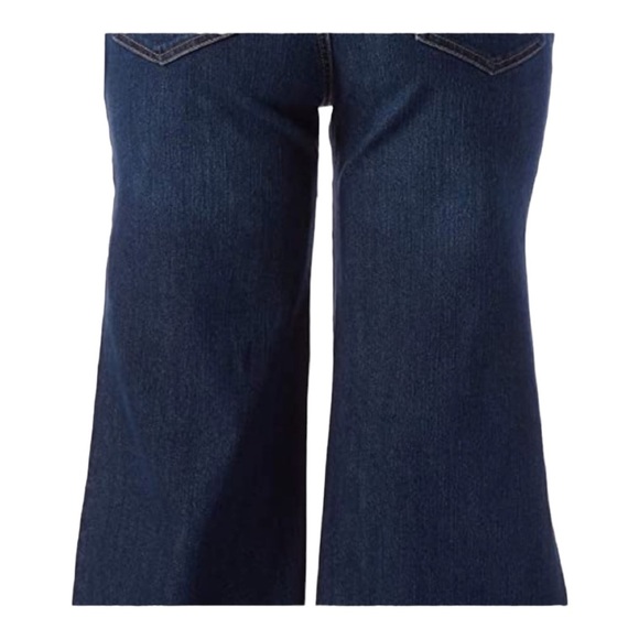 GLORIA Vanderbilt Amanda Wide Leg Crop Blue Jeans Size 6 - Picture 3 of 6